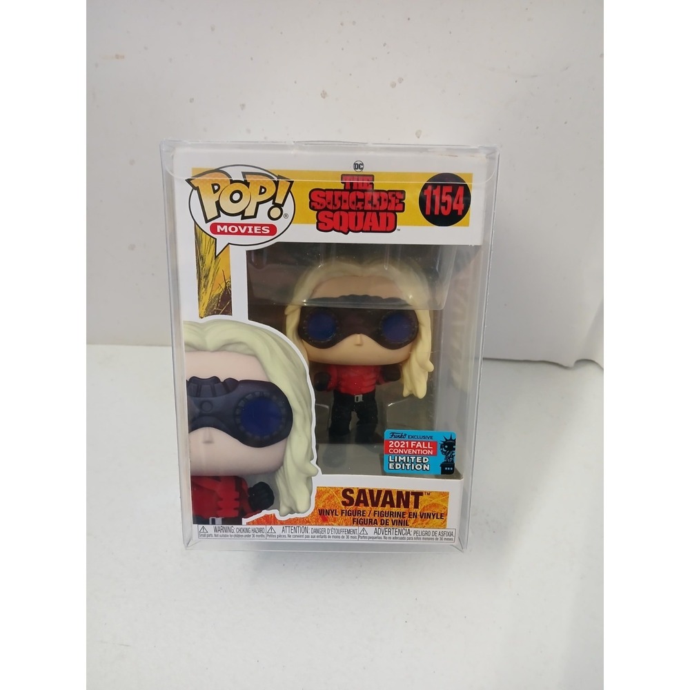 Funko Pop DC The Suicide Squad‎ Savant 1154 NYCC Exclusive W/ Protector